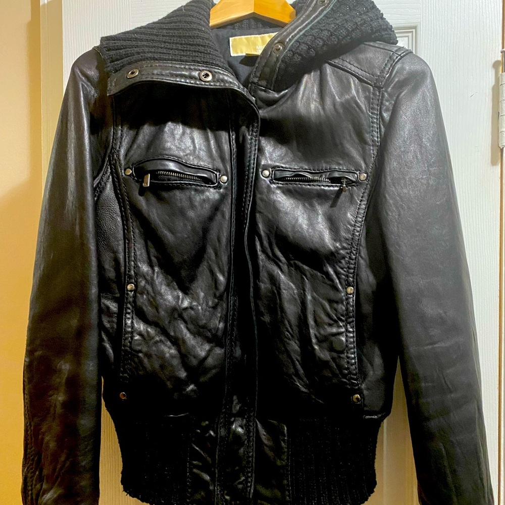 Michael Kors, small women’s leather jacket